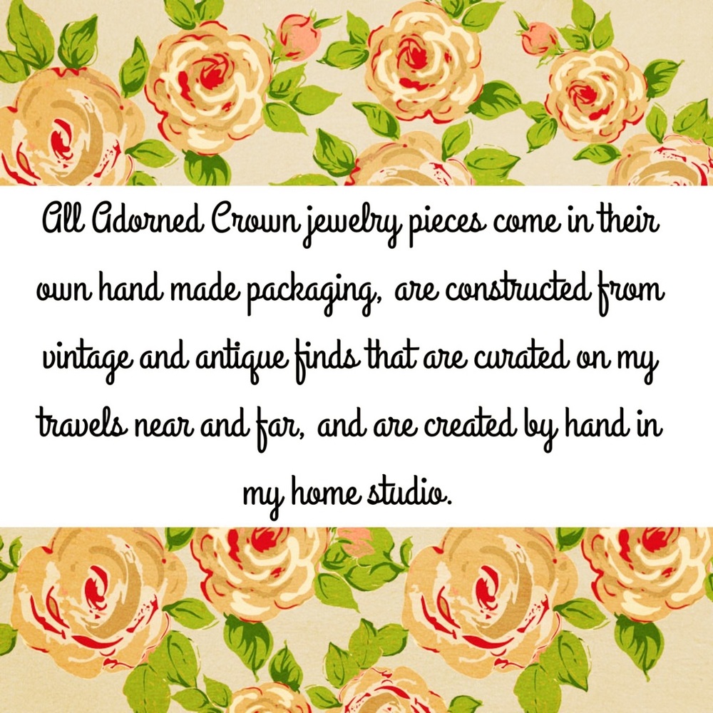 Adorned Crown Artisan Assemblage Embroidered Leat… - image 7